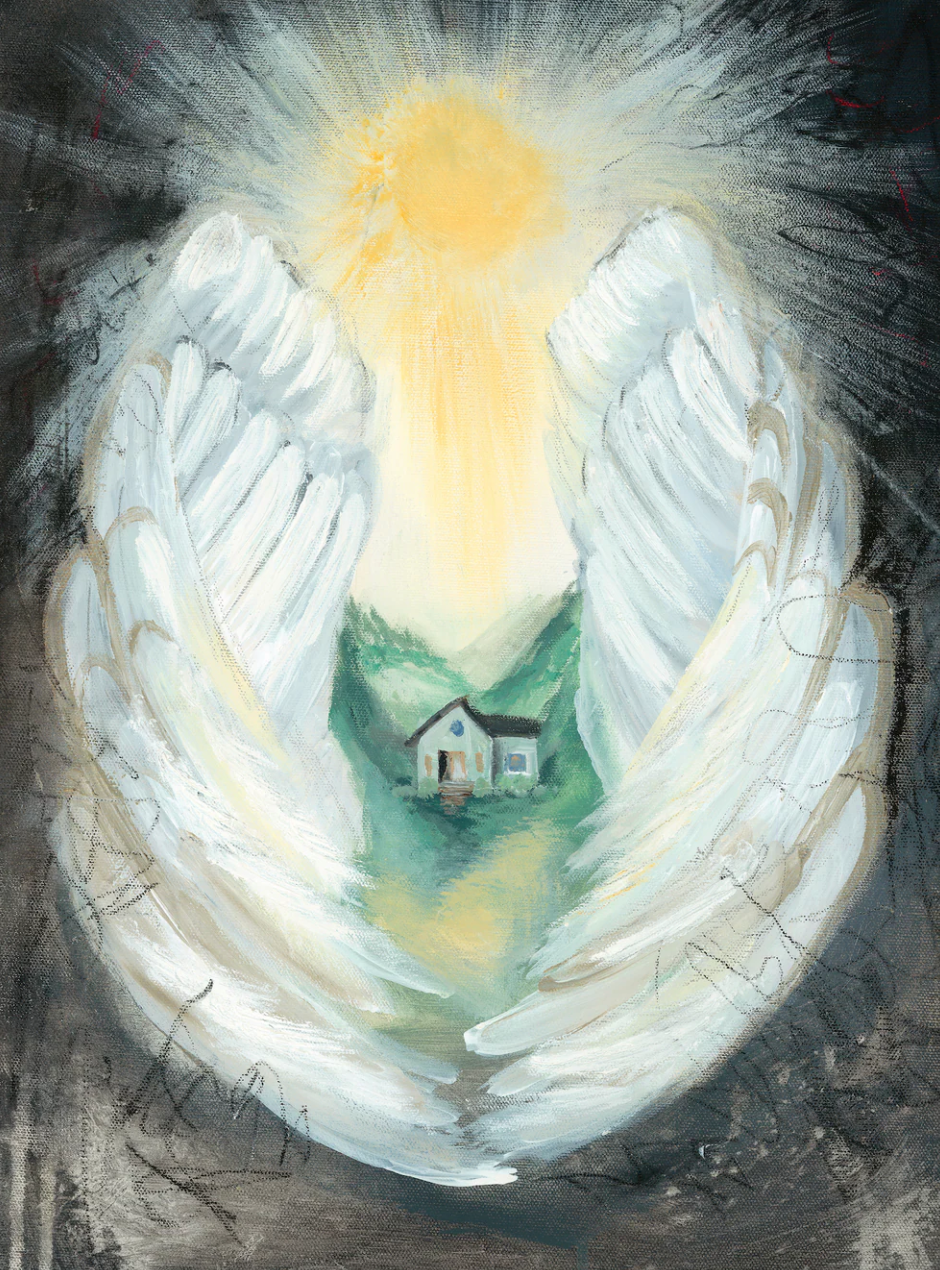 "Under Your Wings" Giclee Art Print